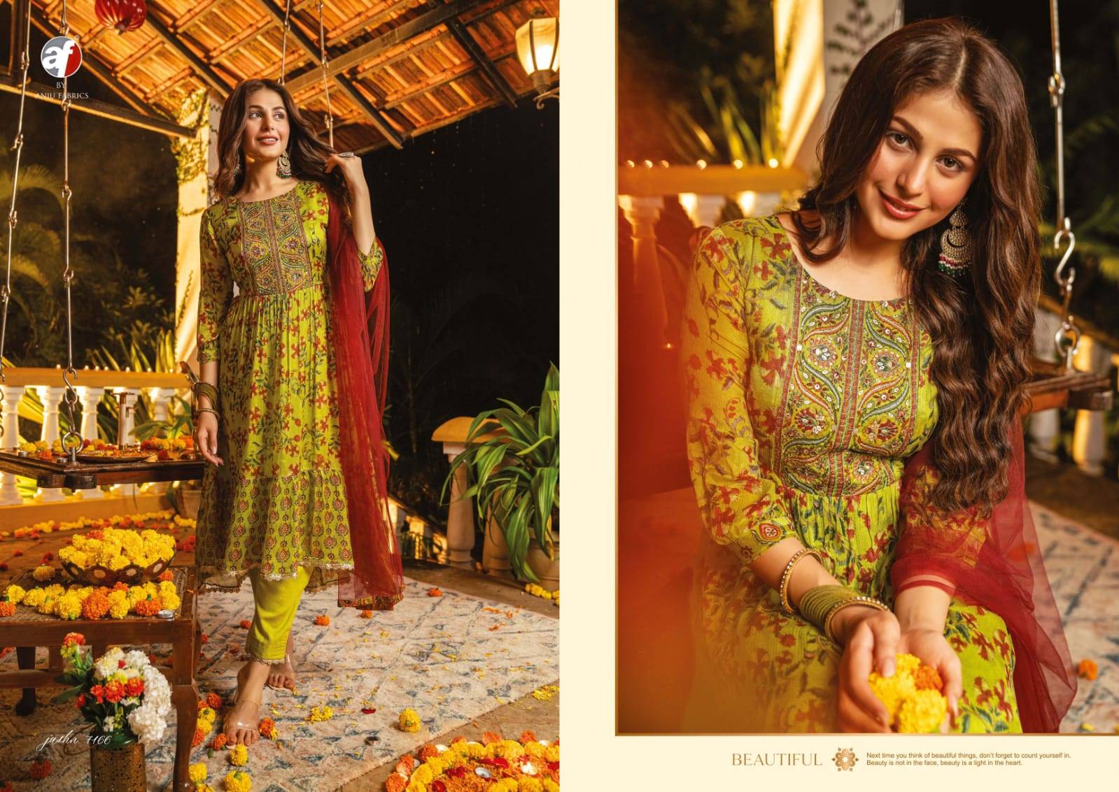 Jashn  by Anju fabrics 1161 TO 1166 SERIES 
